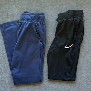 Nike Kids Black and Navy Performance Joggers Duo